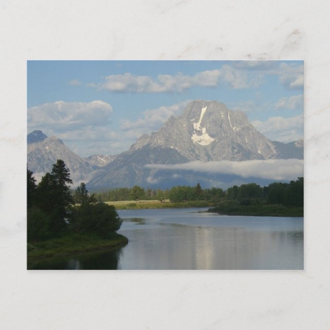Jackson Hole River at Grand Teton National Park Postcard (Front)