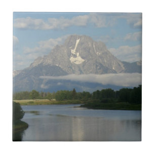 Jackson Hole River at Grand Teton National Park Tile