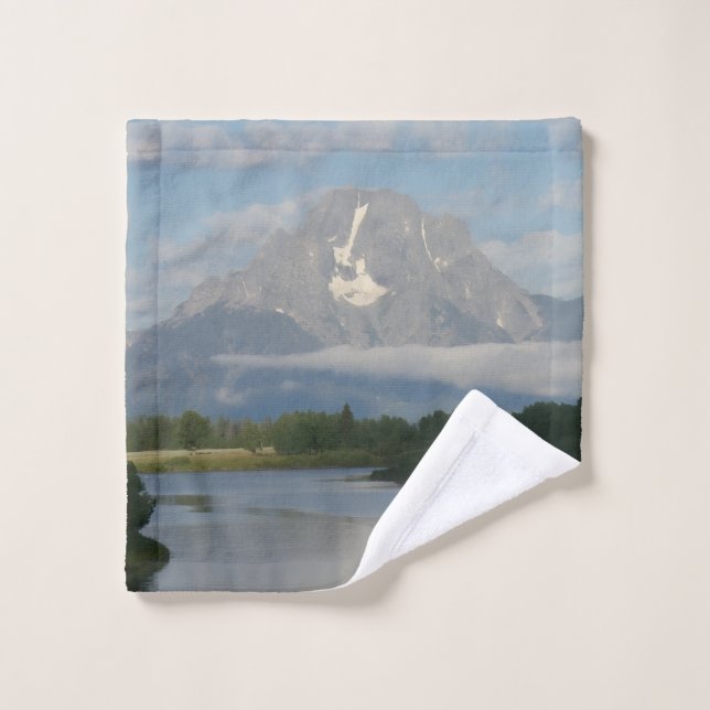 Jackson Hole River at Grand Teton National Park Wash Cloth (Wash Cloth)