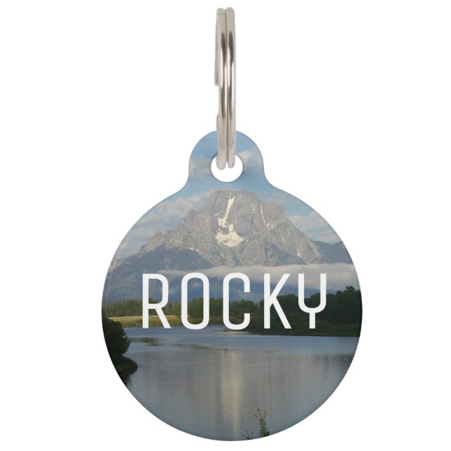 Jackson Hole River Pet Tag (Front)