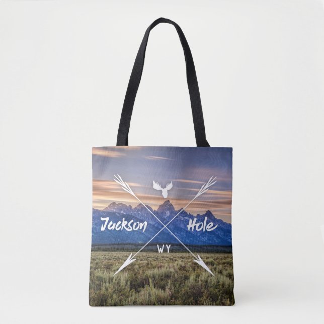 Jackson Hole Series 02 All-Over Tote Bag (Front)