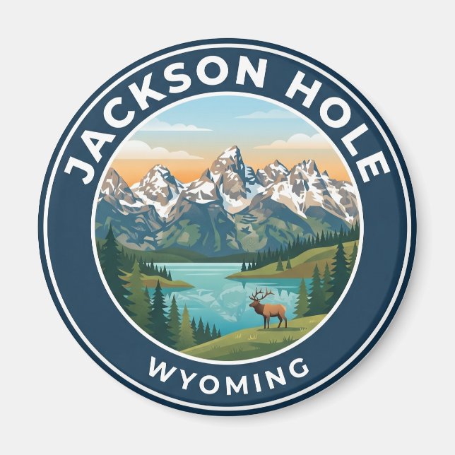 Jackson Hole USA Magnet (Front)