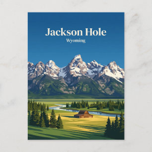 Jackson Hole USA Postcard