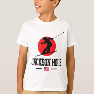 Jackson Hole Usa Ski Resort Rocky Mountains Americ T-Shirt