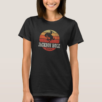 Jackson Hole WY Vintage Country Western Retro T-Shirt