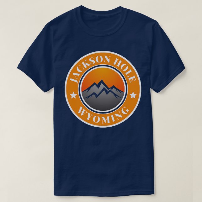 Jackson Hole Wyoming 18 T-Shirt (Design Front)