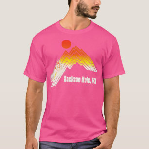 Jackson Hole Wyoming 70s80s Retro Souvenir Style S T-Shirt