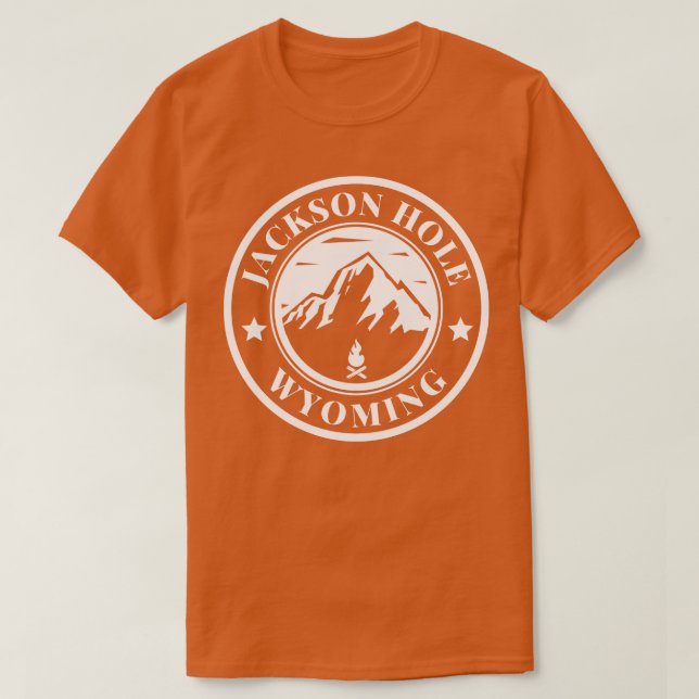 Jackson Hole Wyoming 7 T-Shirt (Design Front)