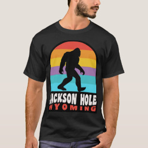 Jackson Hole Wyoming Retro Sunset T-Shirt