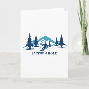 Jackson Hole Wyoming Ski Resort Skiing Skier Card
