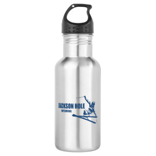 Jackson Hole Wyoming Skier 532 Ml Water Bottle