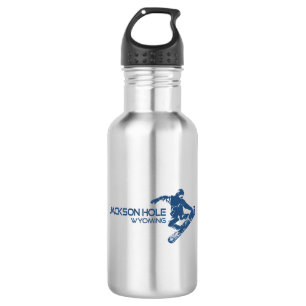Jackson Hole Wyoming Snowboarder 532 Ml Water Bottle
