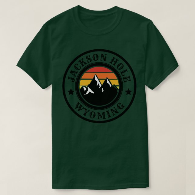 Jackson Hole Wyoming T-Shirt (Design Front)