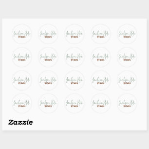 Jackson Hole, Wyoming Travel Souvenir Classic Round Sticker