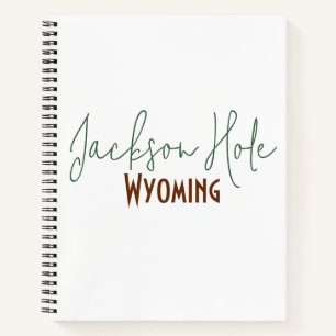 Jackson Hole, Wyoming Travel Souvenir Notebook