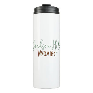 Jackson Hole, Wyoming Travel Souvenir Thermal Tumbler