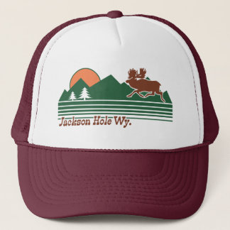 Jackson Hole Wyoming Trucker Hat