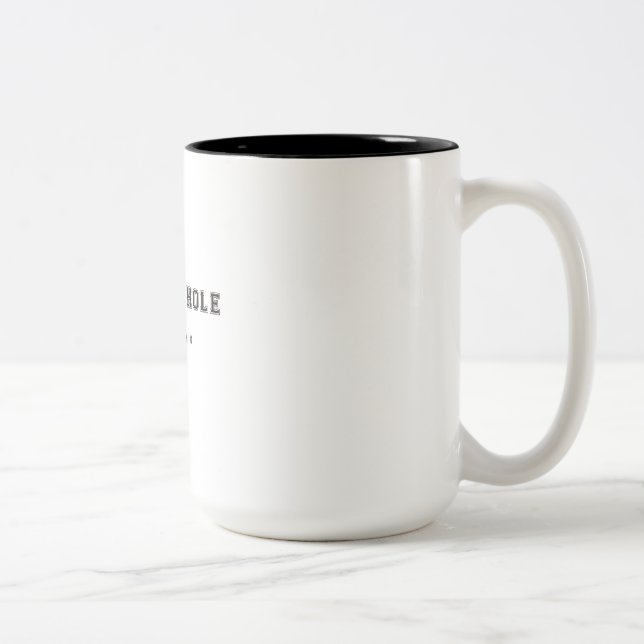 Jackson Hole Wyoming Two-Tone Coffee Mug (Right)