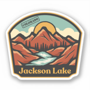 Jackson Lake, Colorado Sticker