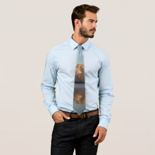 Jackson Lake Dam Reflection in Grand Teton Park Tie