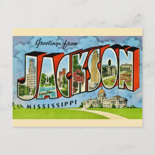 Jackson Miss Greetings Postcard