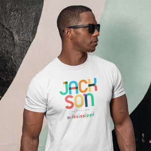 Jackson Mississippi Mid Century, Pop Art, T-Shirt