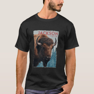 Jackson Mountains Wyoming Hiking Outdoors Vintage T-Shirt