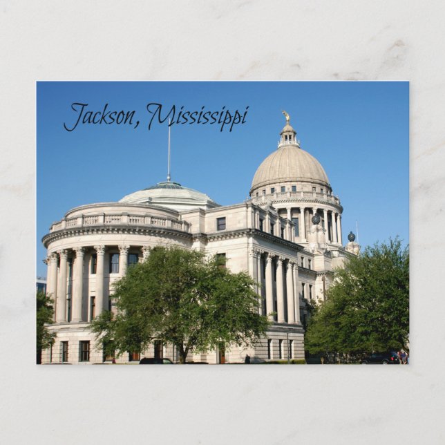 Jackson, MS Postcard (Front)