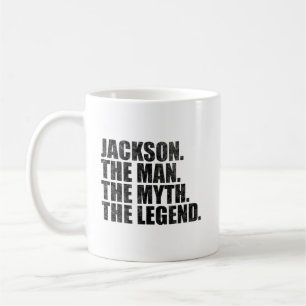 Jackson name, Jackson The Man The Myth The Legend Coffee Mug