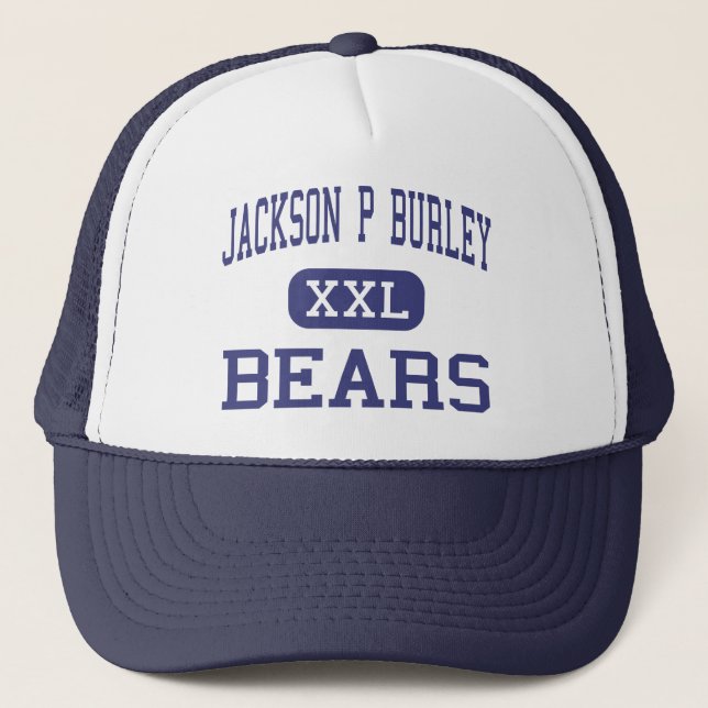 Jackson P Burley Bears Charlottesville Trucker Hat (Front)