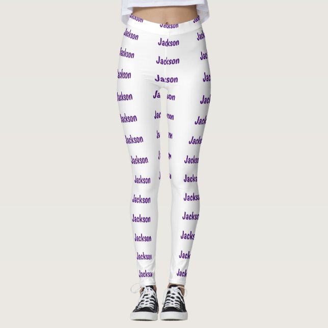 Jackson Polar Bears Leggings (Front)