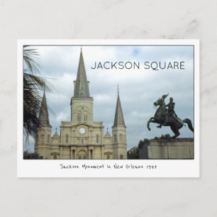Jackson Square New Orleans 1943 Postcard