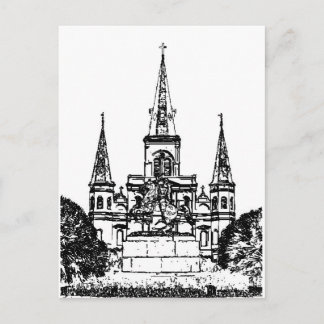 Jackson Square, New Orleans, LA Postcard