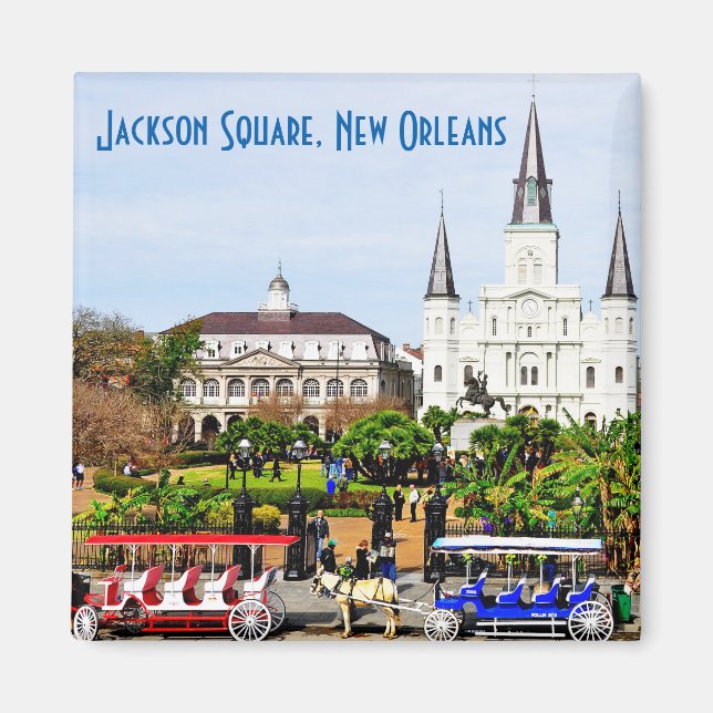 Jackson Square, New Orleans Magnet (Front)