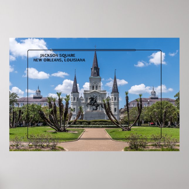 Jackson Square New Orleans Poster (Front)