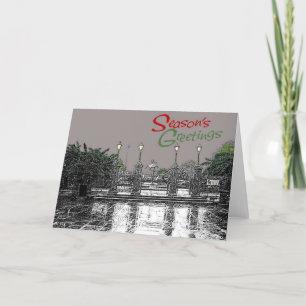 Jackson Square Seasons Greetings Two Holiday Card