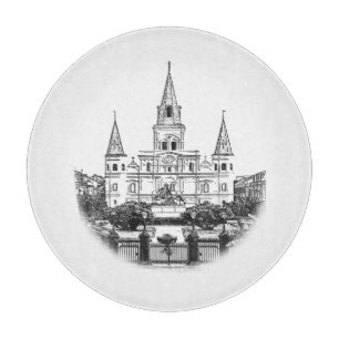 Jackson Square St Louis Cathedral New Orleans Cutting Board