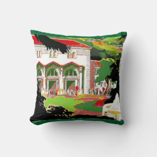 Jackson Statue in Square Cushion