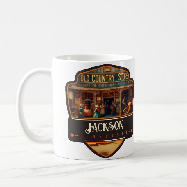 Jackson, Tennessee | Vintage Coffee Mug (Left)