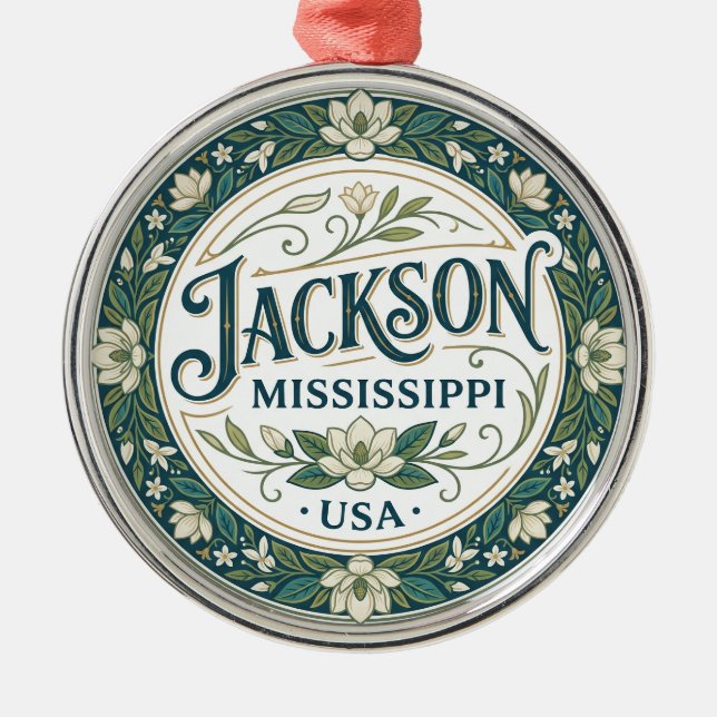 Jackson USA Metal Tree Decoration (Front)