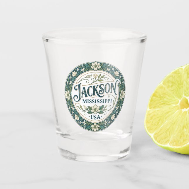 Jackson USA Shot Glass (Front)