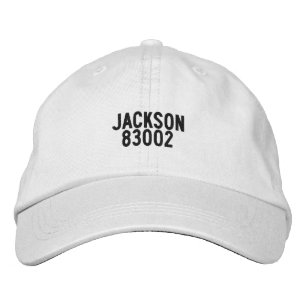 Jackson Wyoming Embroidered Hat
