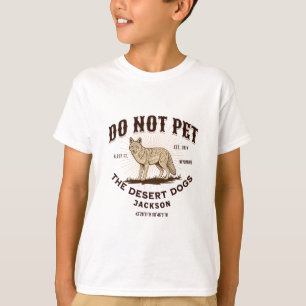 Jackson Wyoming Funny Coyote Vacation Souvenir T-Shirt