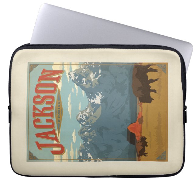 Jackson | Wyoming Laptop Sleeve (Front)