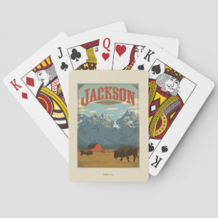 Jackson   Wyoming Playing Cards