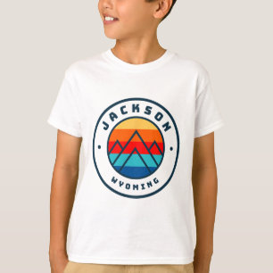 Jackson Wyoming Skiing Snowboarding Family Ski Tri T-Shirt