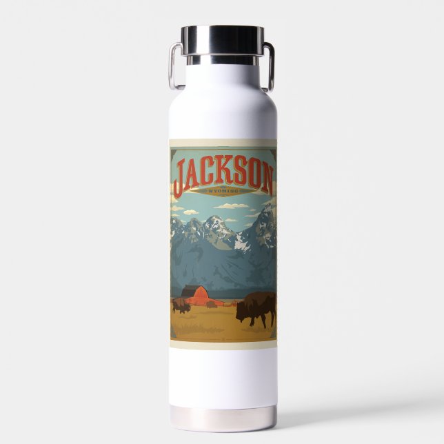 Jackson | Wyoming Water Bottle (Front)