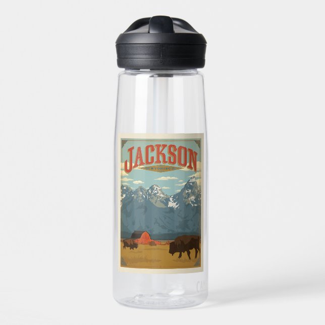 Jackson | Wyoming Water Bottle (Front)