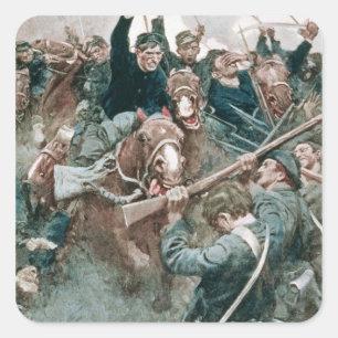 Jackson's Brigade Standing Like a Stone Wall Square Sticker