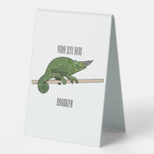 Jackson's chameleon cartoon illustration